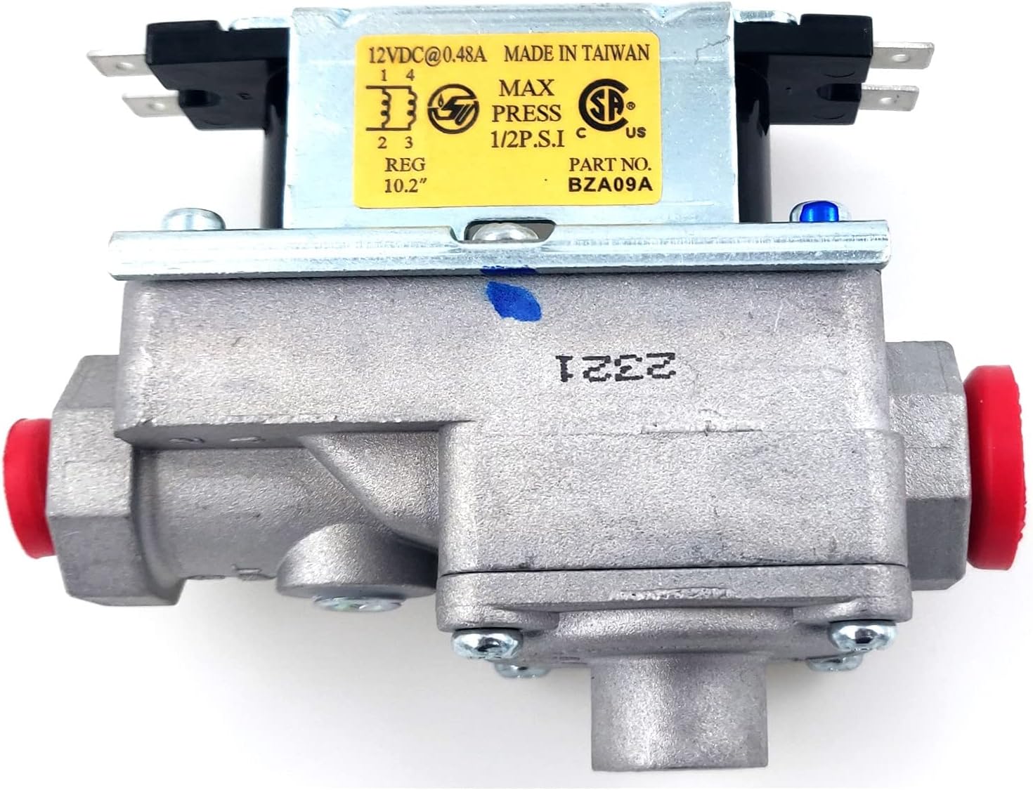 thumbnail image 2 of SUBURBAN 525044 (161122) GAS VALVE 12V DC - RV Wholesale Direct 2 of 9