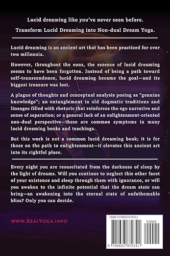 Miniatura 2 de Lucid Dreaming - The Path of Non-Dual Dream Yoga Realizing Enlightenment through Lucid Dreaming (Serenade of Bliss)