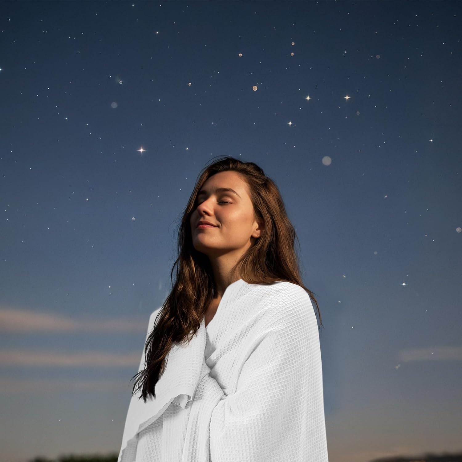 Utopia Bedding White Waffle Blanket Queen Size Soft Lightweight Breathable Cotton Blend Bed Blanket for All Seasons Luxury Throws for Bed Couch and Sofa - Image 7