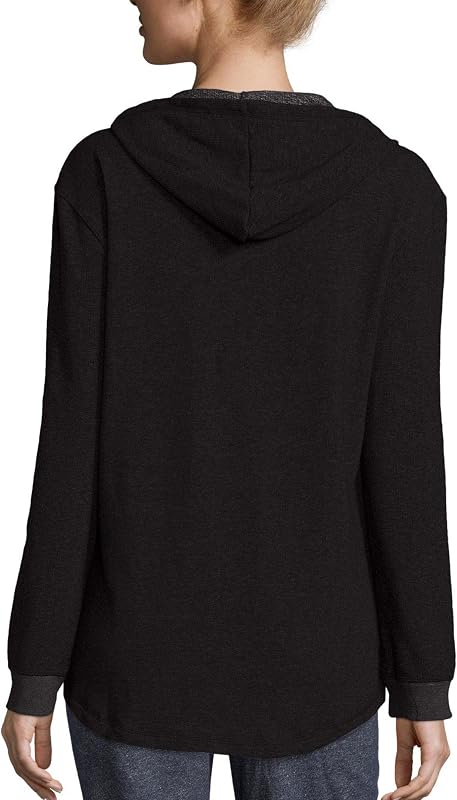 Hanes Womens French Terry Zip Hoodie Warm Up Or Track Jacket, Ebony, XX-Large US image 2
