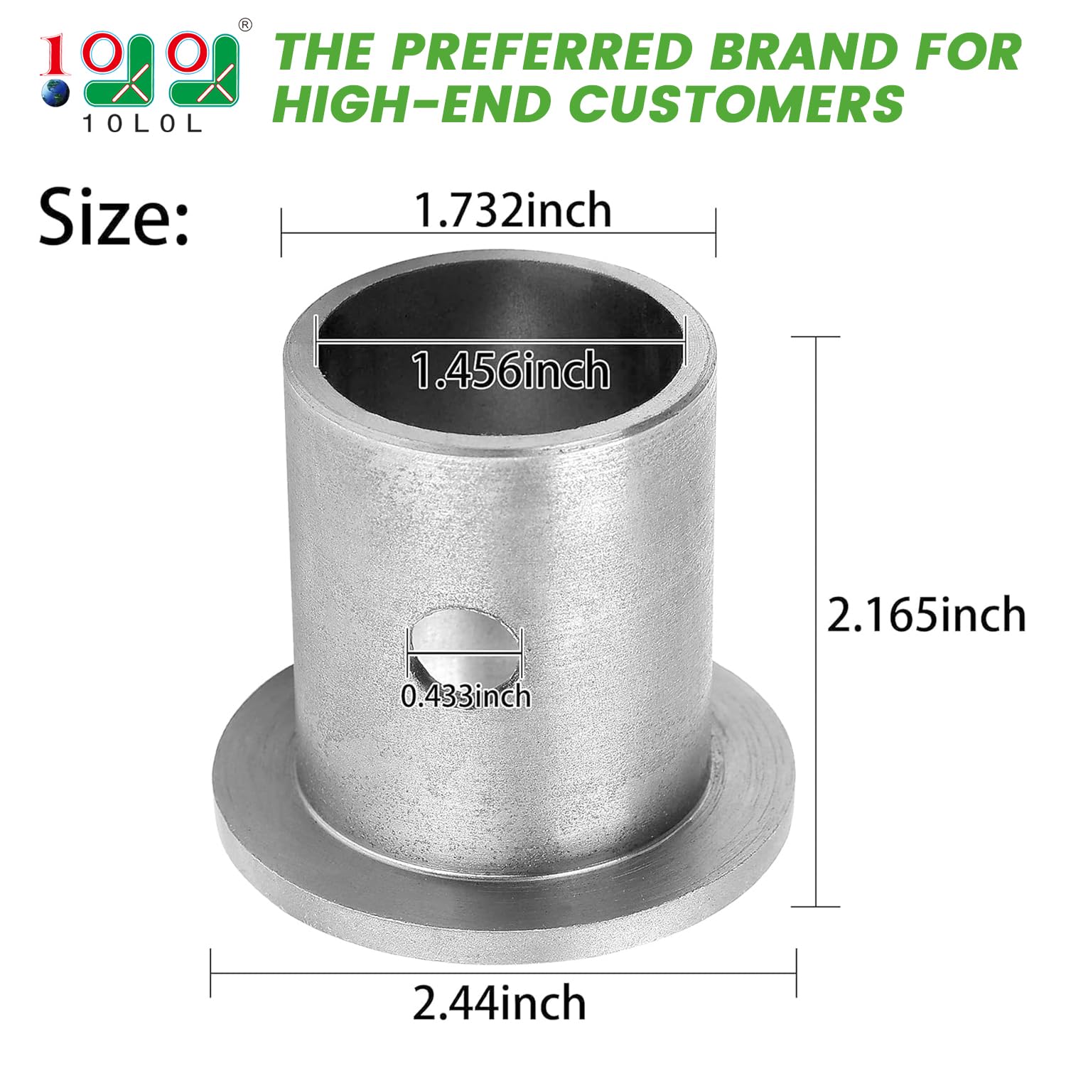 10L0L Golf Cart Steering Gear Box Flanged Bushing for EZGO TXT,Medalist 4 Cycle 1994-2001,OEM# 70185-G01,N5533