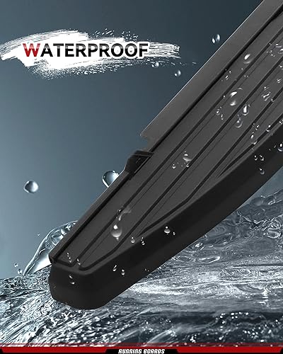 Miniatura 6 de Estribos aptos para Nissan Pathfinder ST-L 4WD R53 QX60 2022 2023 2024 aluminio negro plataforma de barra Nerf