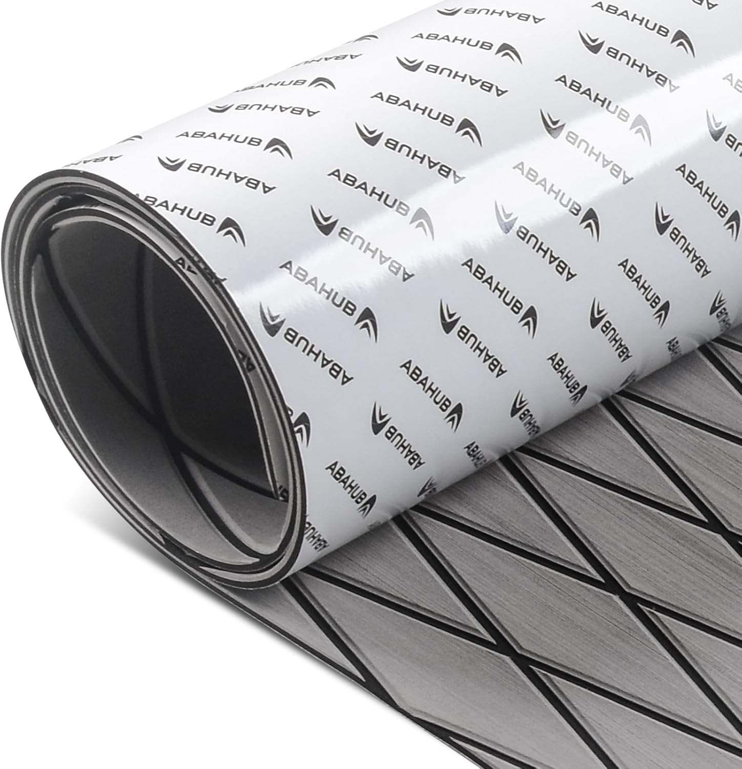 Abahub EVA Foam Boat Flooring Diamond Pattern Marine Decking Sheet with Self-Adhesive Carpet for Motorboat Kayak Surfboard SUP