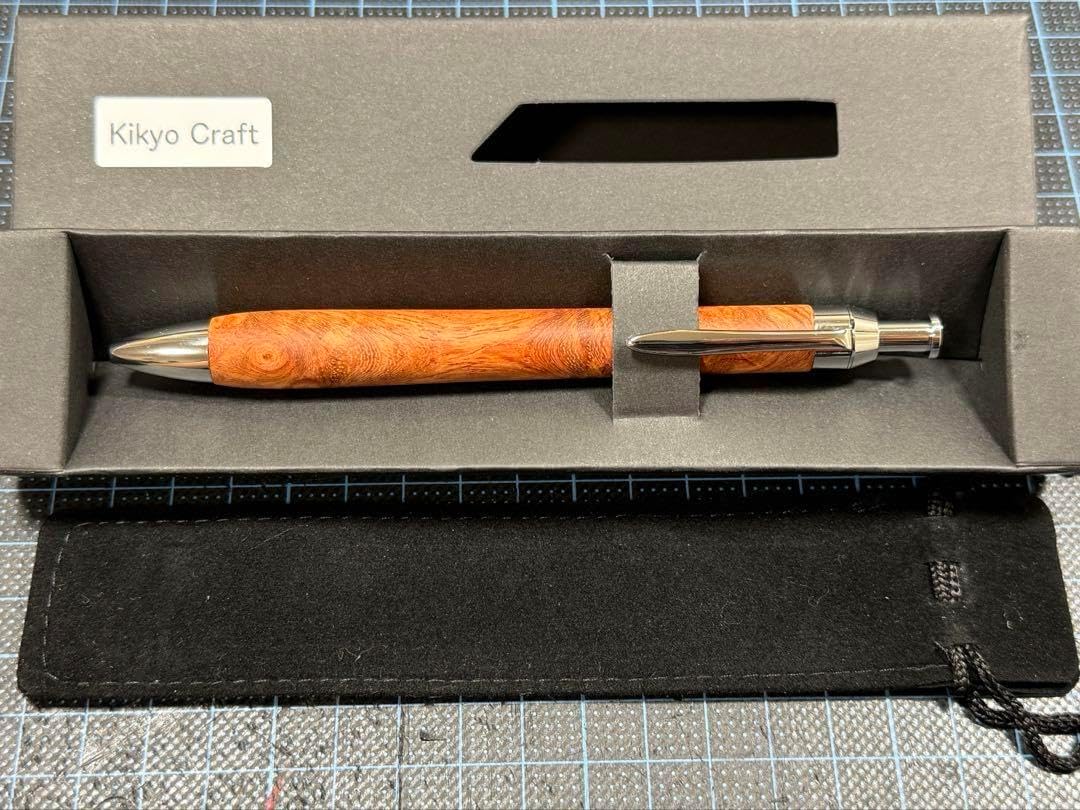 花梨瘤 ボールペン 木軸 用 こぶた工房 野原工芸 ウッドペンクラフト