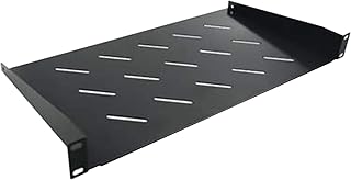 DYNAMODE CAB SHELF Universal Vented Rack Mount Shelf Depth Network Data server Cabinet Equipment (CABSHELF-FE-250)