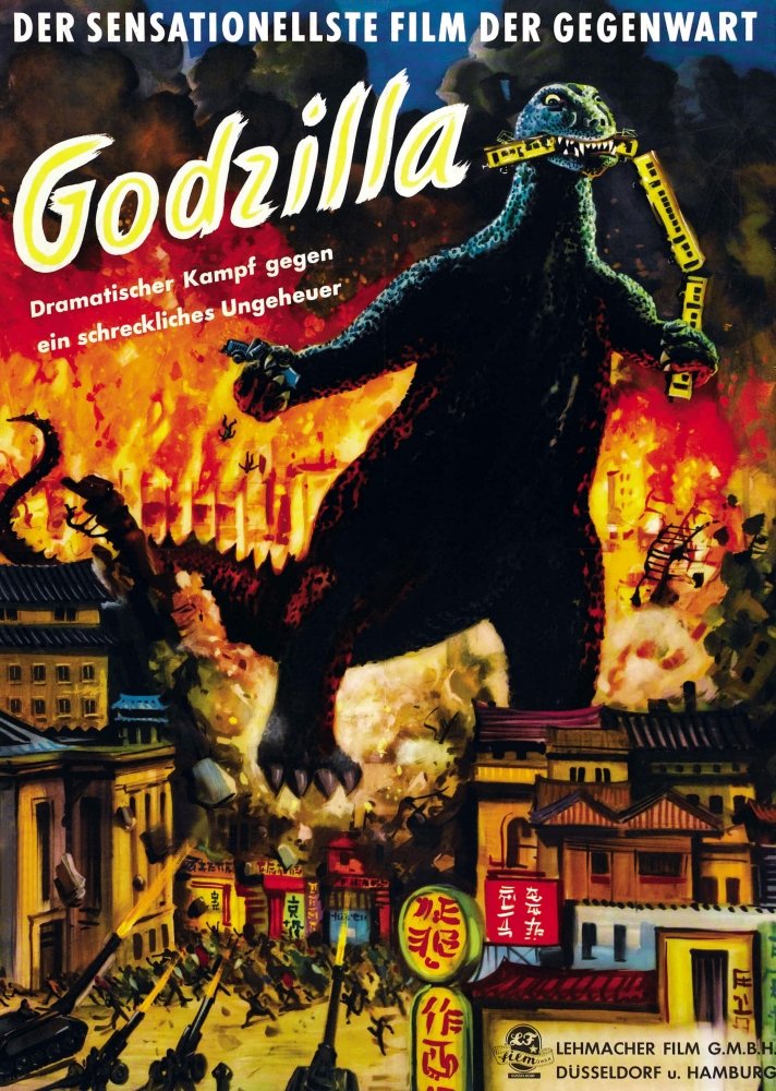 Amazon.co.jp: Posterazzi EVCMCDGODZEC056 ゴジラ映画ポスター