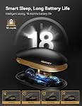TECKNET Computer Mouse, Silent Mouse Wireless, 2.4Ghz USB-A Wireless Mouse, 4800 DPI Ambidextrous Quiet Click Mice for Travel, Slim Portable Wireless Mouse Compatible with PC Laptop MacBook