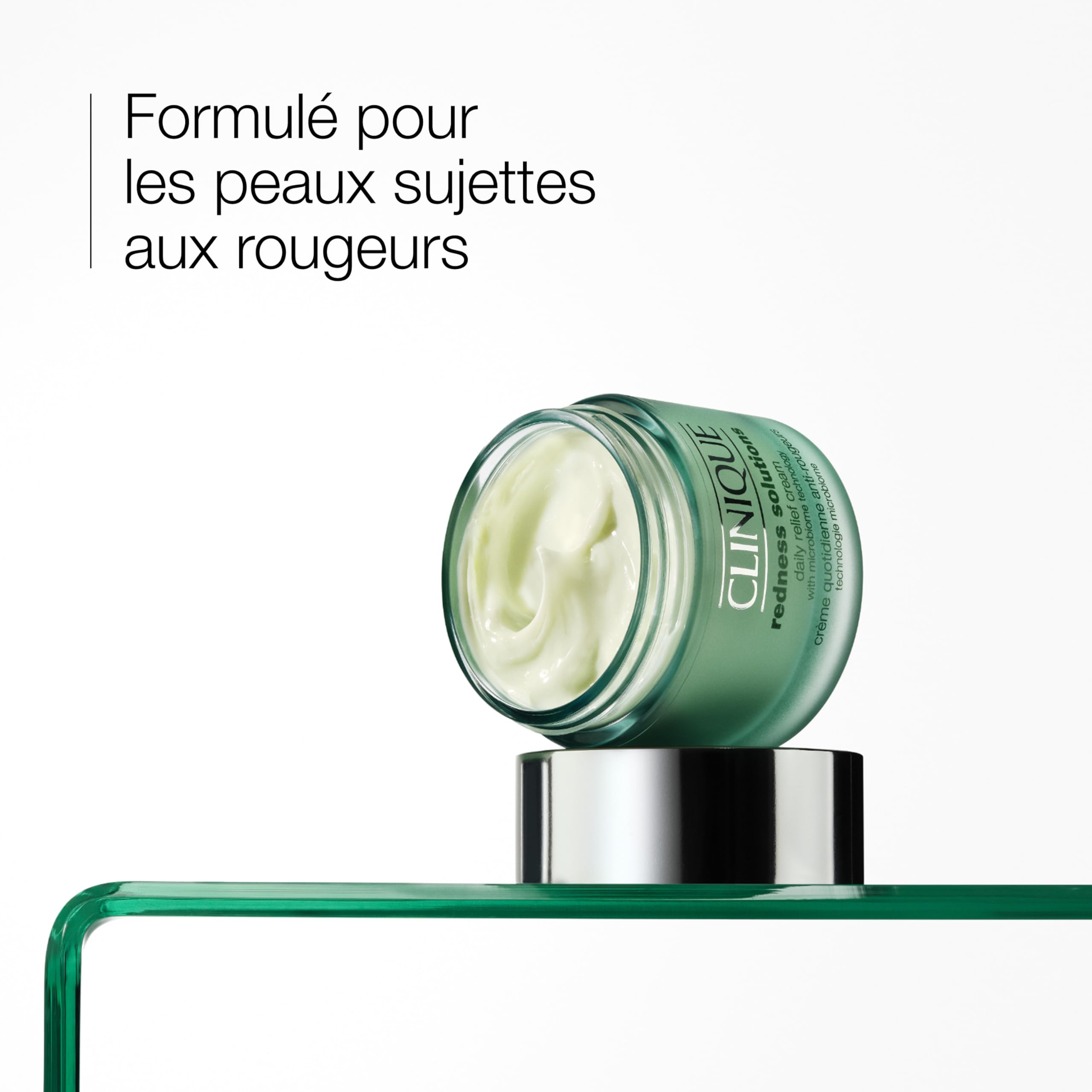 Clinique Redness Solutions Crème Quotidienne Anti-Rougeurs avec Technologie microbiome, 50 ml