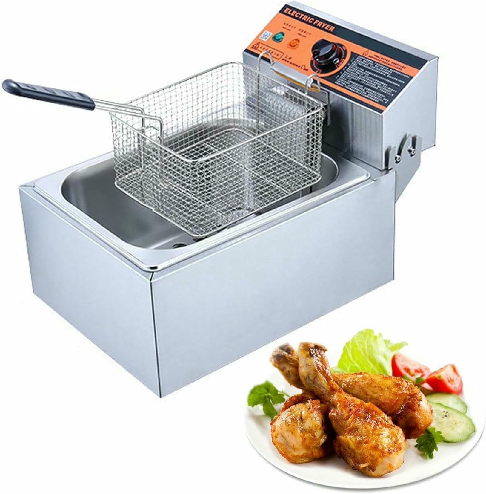 Friteuse facile-assemblage de comptoir pour restaurant et cuisine familiale