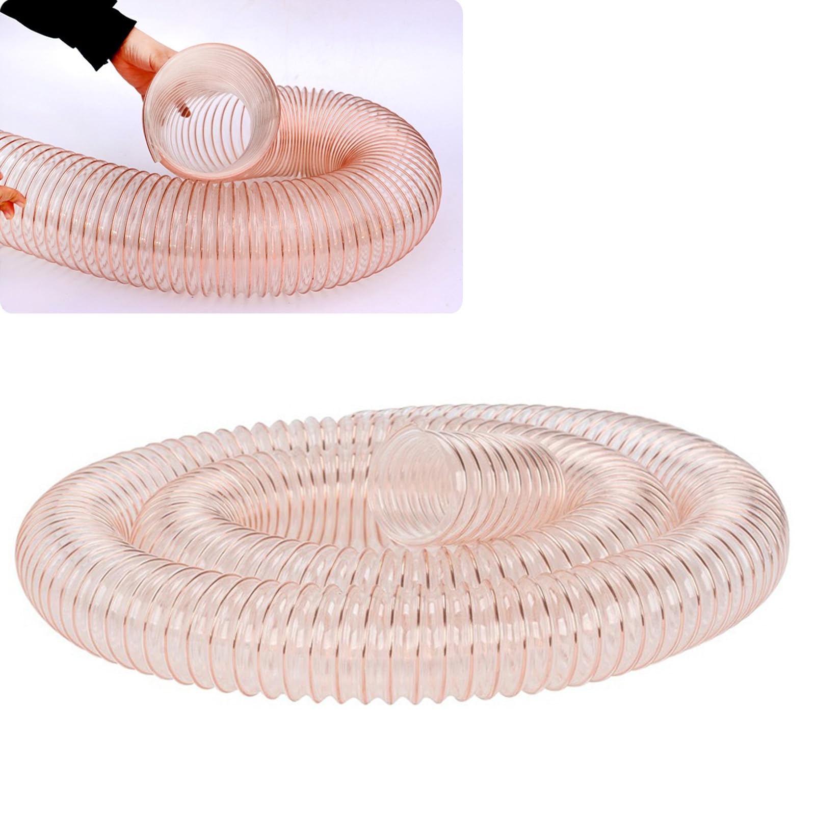 Tuyau en polyuréthane PU flexible robuste aspiration poussières 50mm