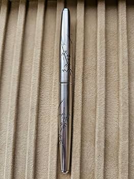 Amazon | PLATINUM プラチナ万年筆 雉 竹 彫刻 18K WG 旧型 レトロ