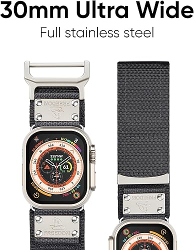 Miniatura 2 de Suitisbest Correa deportiva compatible con Apple Watch Ultra 2 BandApple Watch Ultra Band 1.929 in 1.772 in 1.732 in 1.654 in para hombre, correa