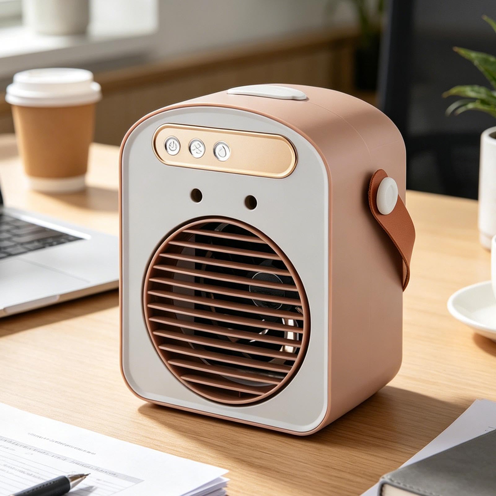 Generico Ventilatore Da Scrivania Senza Pale Nebulizzatore Ricaricabile | Ventilatore Da Camera Ricaricabile Personale Per Casa Camera Da Ufficio Dormitorio Viaggi Campeggio