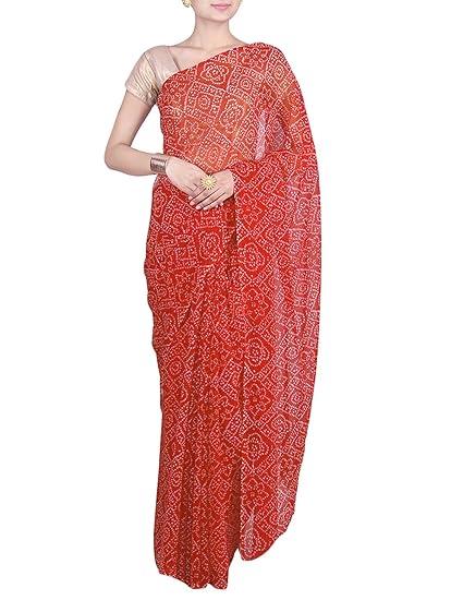 fancy bandhani saree