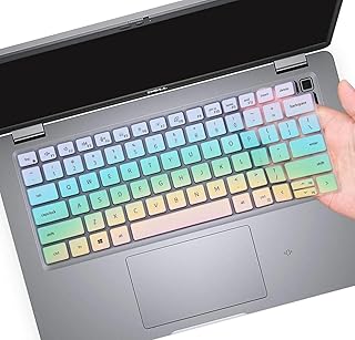 Funda de teclado para Dell Latitude 5420 5430 5440 5450 3440 3450 14, Dell Latitude 7420 7430 7440 7450 14, Latitude 9420 9430 9510 9520, Latitude 7520 5 6.6 Protector para portátil de cm, colorido