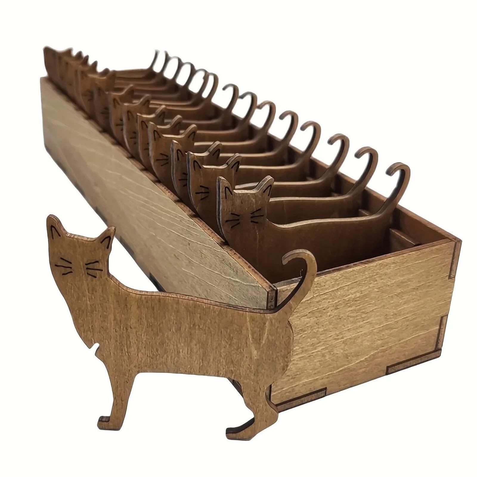 Ricamo Floss Organizer Set di Bobine con Filo Sostegno | Scatola organizer con design di pecora e gatto ideale