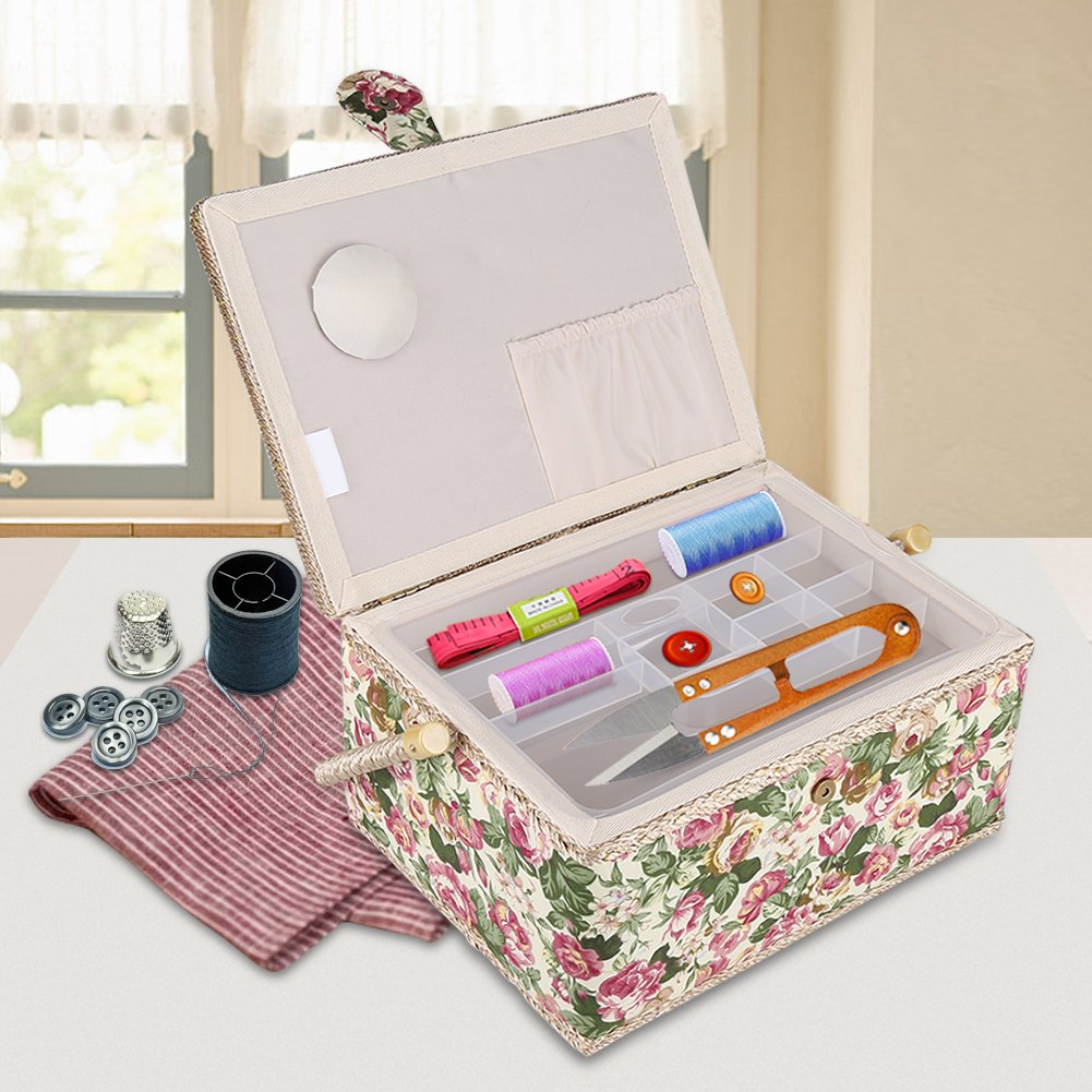 Boîte à Coudre de Qualité Supérieure, Panier de Rangement pour Accessoires de Couture
