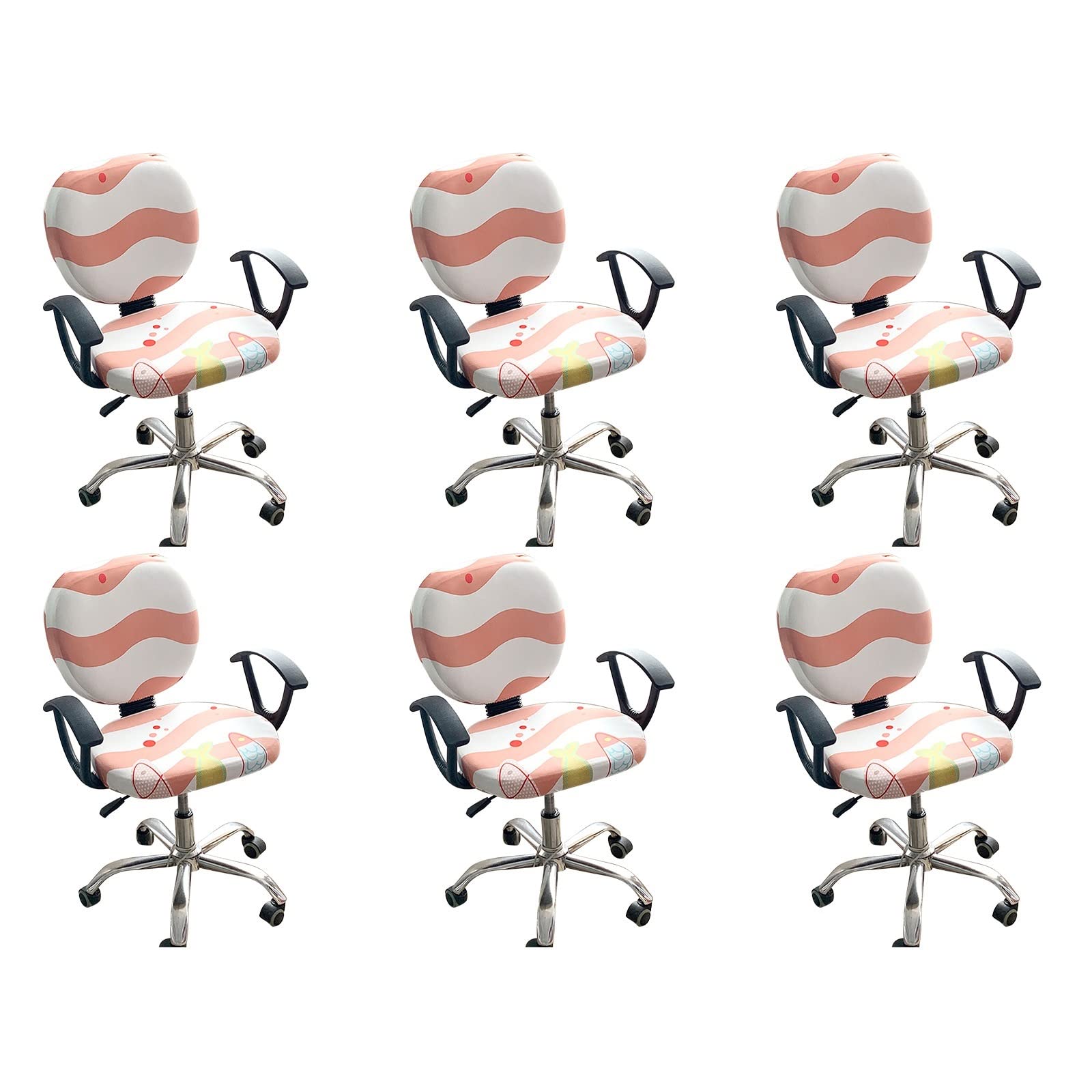 Housse de chaises poisson rose pour embellir votre salle à manger