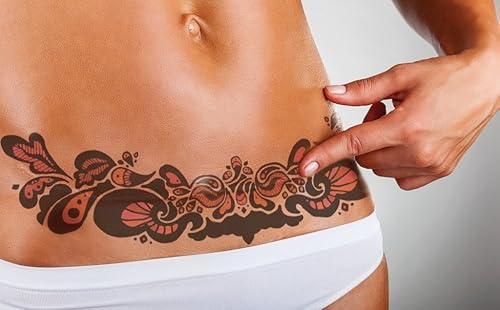 TuckTats Kennis Tatuaje temporal  Tummy Tuck r Mastectomía cubierta cicatriz, realista y duradero, moderno y seguro