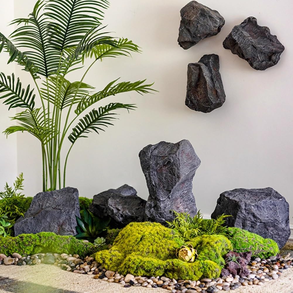 Realistic PU Foam Simulation Stone for Garden and Interior Decoration - Environment Beautifying Fake Rock
