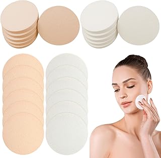 Makeup Sponges, 24PCS 2.2 Inch Round Make up ...
