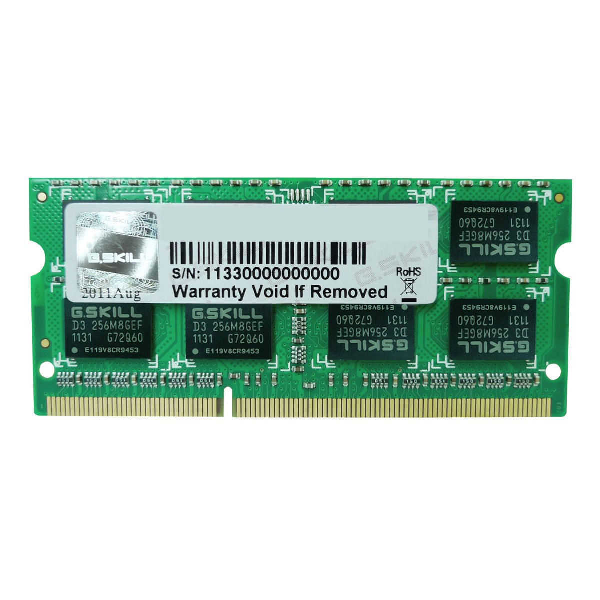 G.Skill 8GB X 1 DDR3 1333MHZ CL9 Low Voltage 1.35V Value RAM for Laptop-image-7