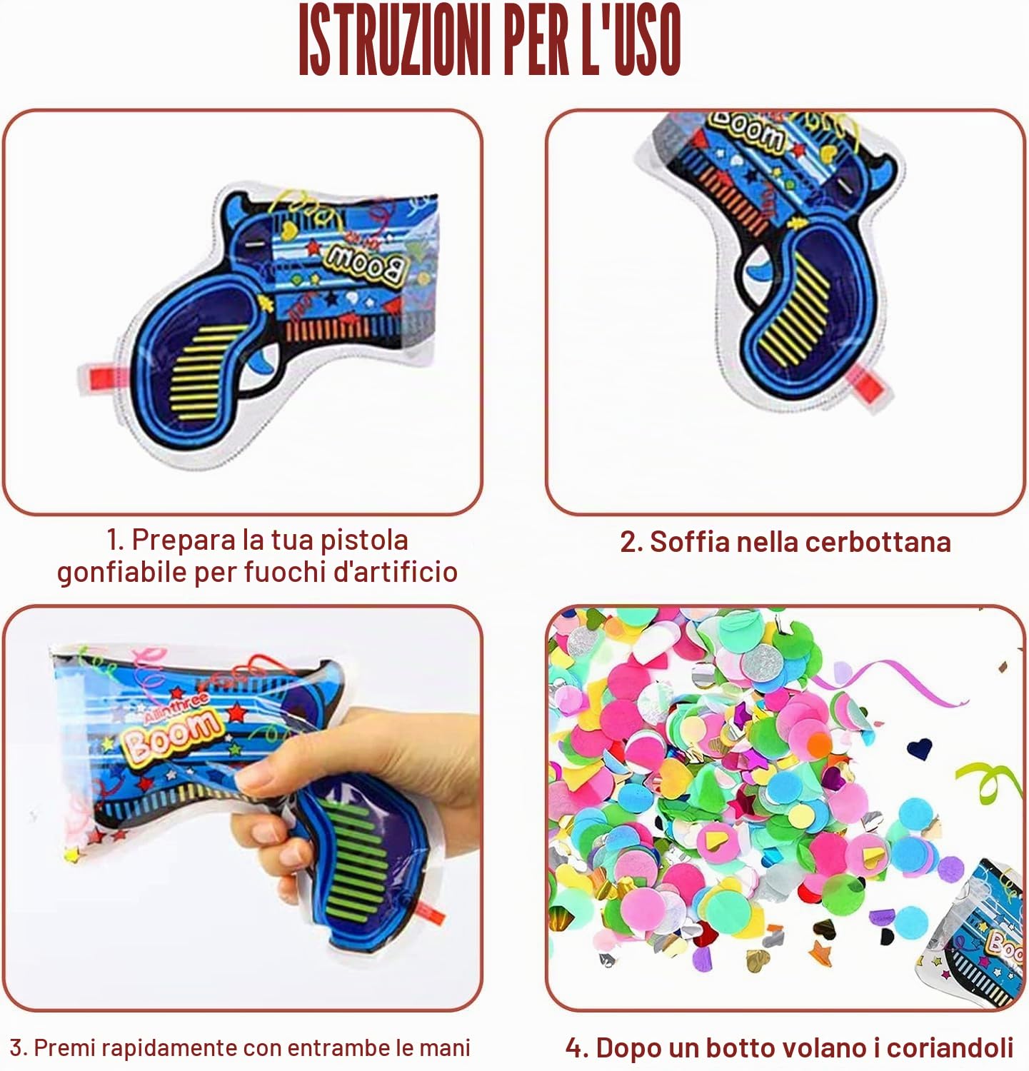 16pcs Spara Coriandoli Laurea Sparacoriandoli Spara Coriandoli Compleanno Biodegradabile Adatto per Feste di Compleanno Matrimoni Party Cerimonie di Laurea Anniversari Natale Capodanno