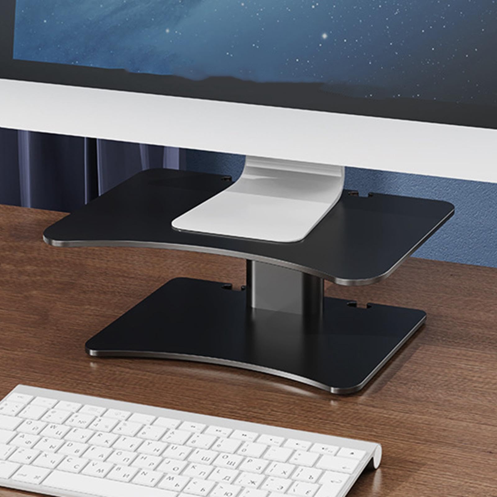 Laptop Erhöhung für Schreibtische: Verbessert die Ergonomie und maximiert den Platz darunter für einen organisierten Arbeitsplatz. Laptop Schreibtischablage für Desktop PCs zu Hause.