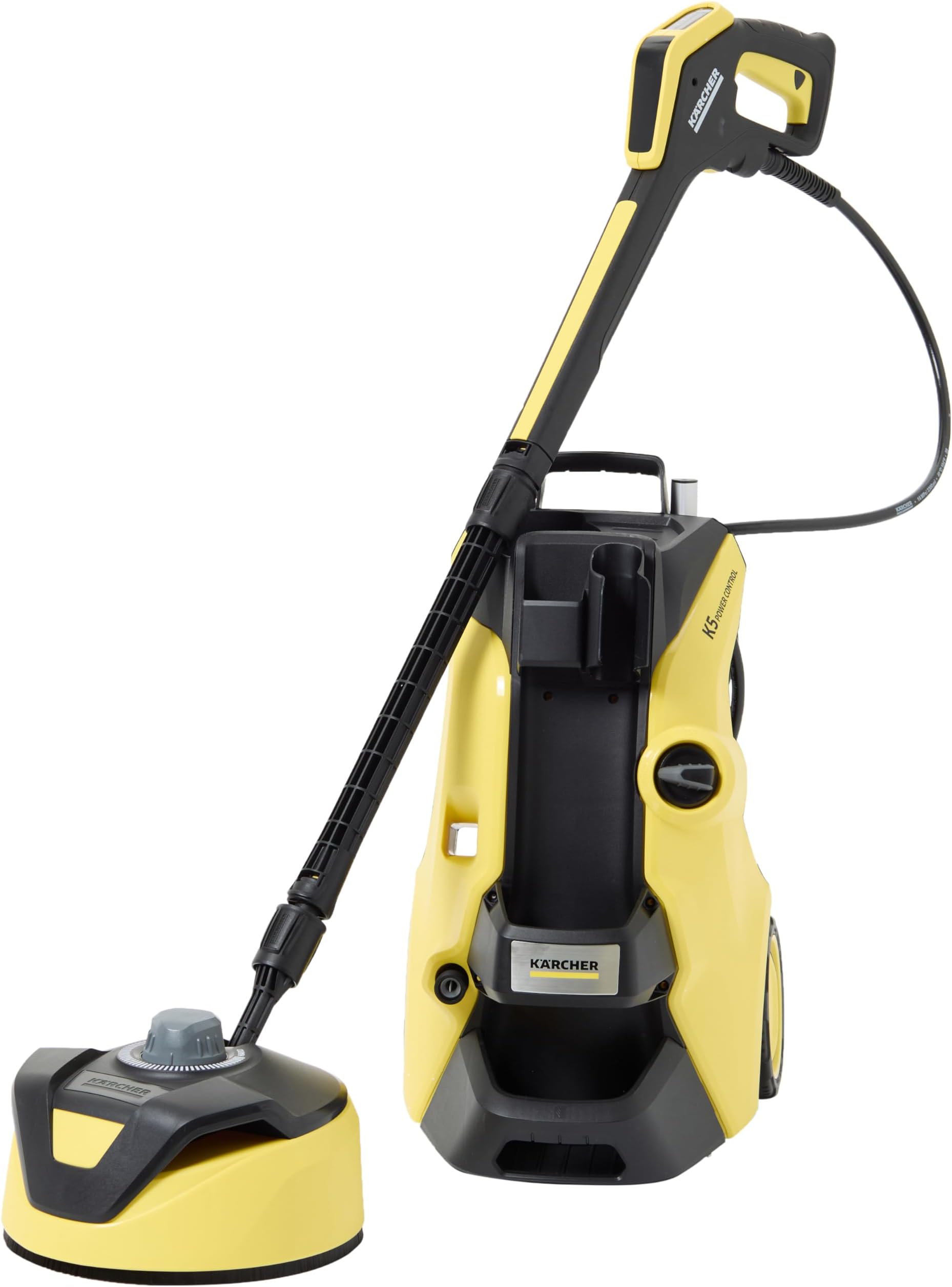 Kärcher K 5 Power Control Home Pressure Washer, Pressure: max. 145 bar, Flow rate: 500 l/h, Surface area: 40 m²/h, Water Filter, Weight: 13 kg, High Pressure Gun, Rotabuse, Lance, Home Kit