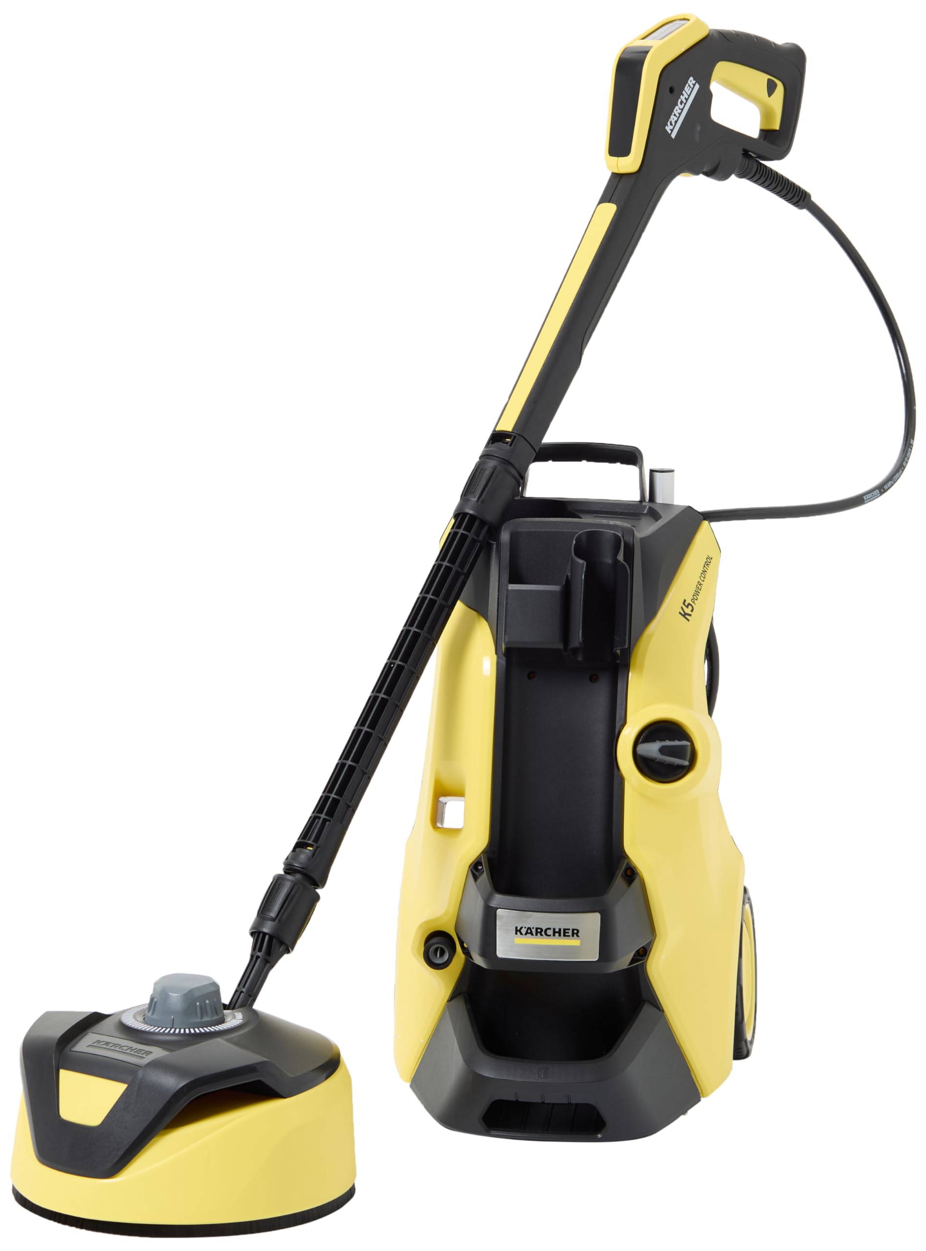 Kärcher K 5 Power Control Home Pressure Washer, Pressure: max. 145 bar, Flow rate: 500 l/h, Surface area: 40 m²/h, Water Filter, Weight: 13 kg, High Pressure Gun, Rotabuse, Lance, Home Kit