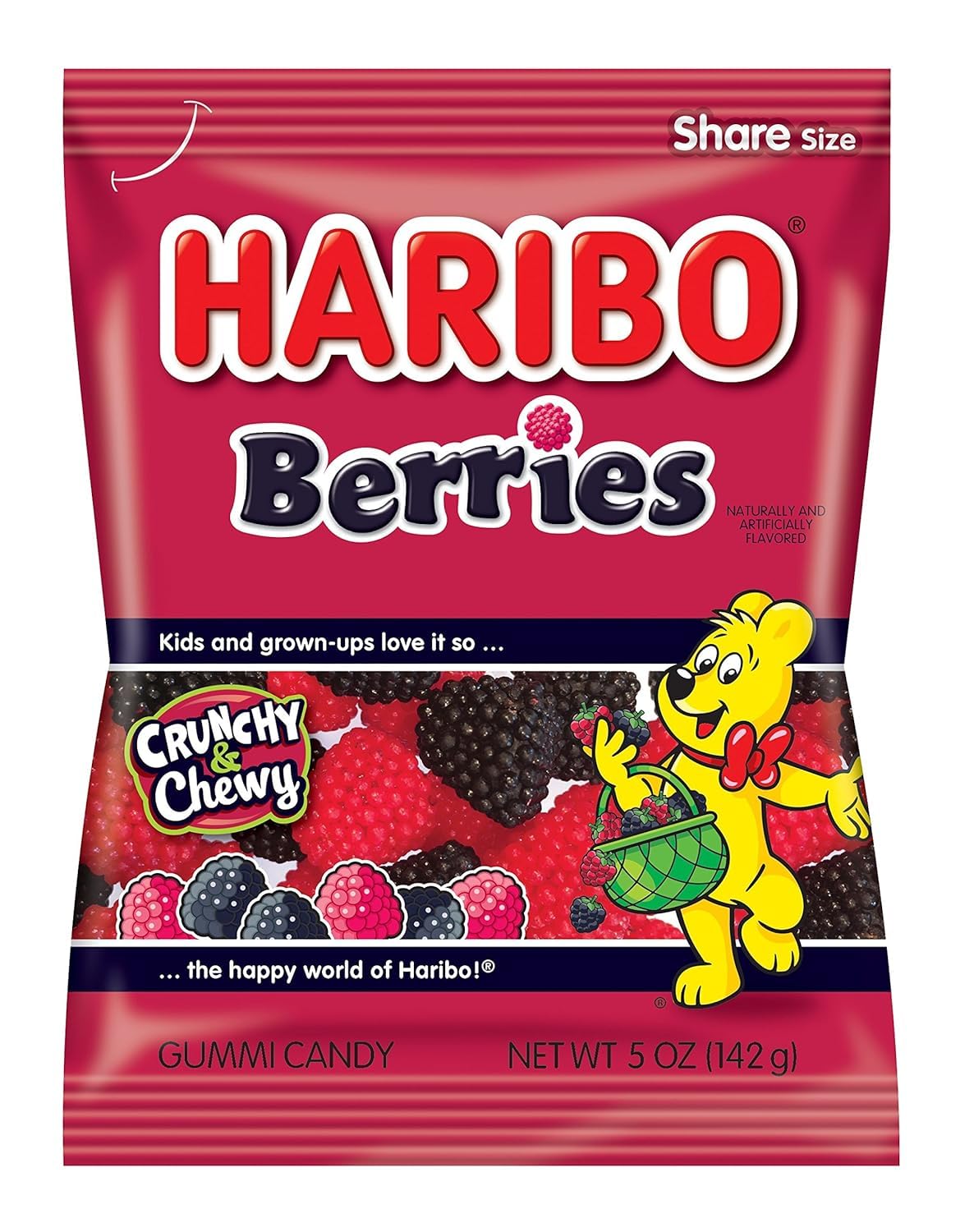 Happy Cherries Gummy Candy, Party Size 5 lb Bulk Bag Fruity Cherry Flavored Chewy Gummies With Fun Shape Soft And Juicy Texture Perfect For Sharing Parties And Candy Buffets (5 LB, Cherries)