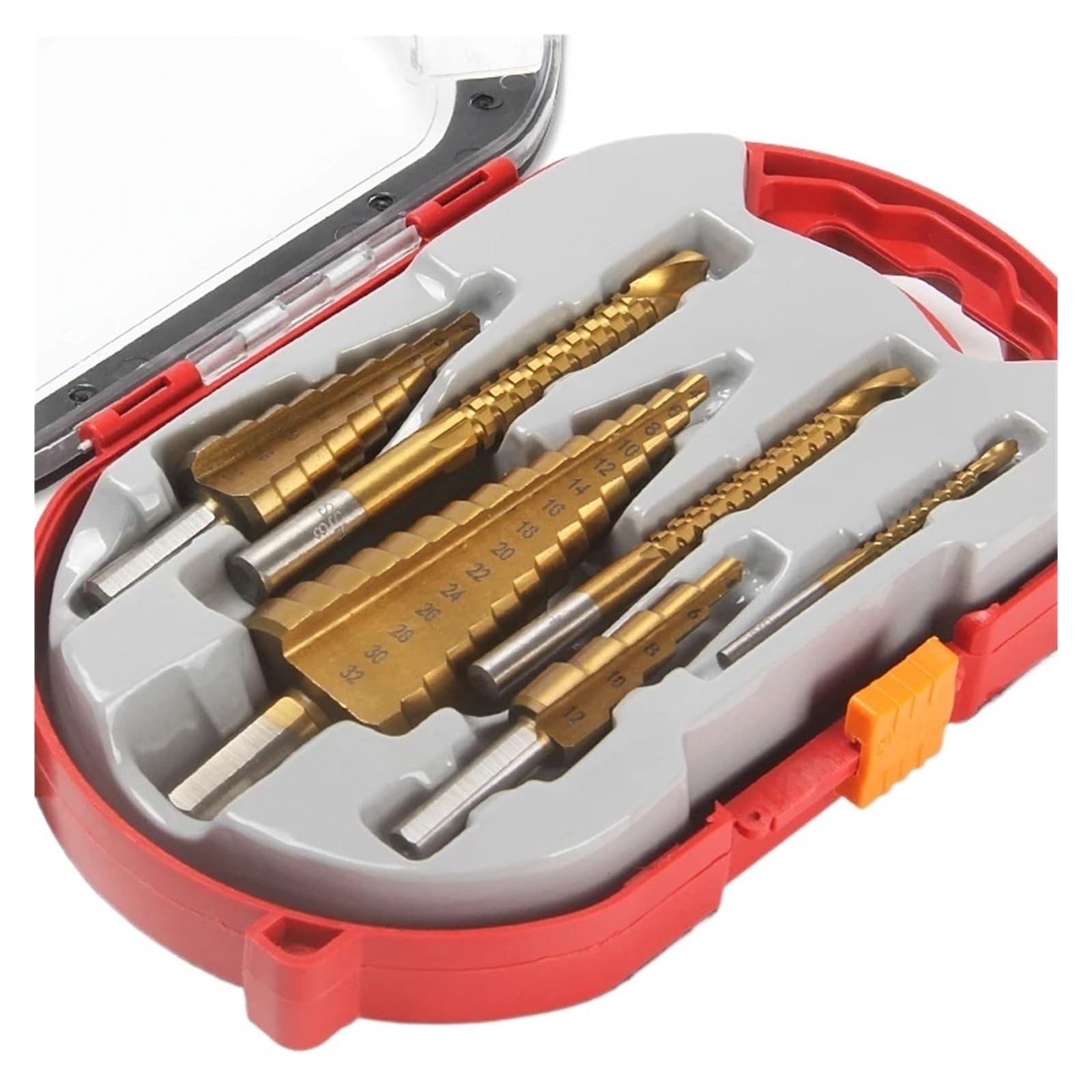 6Pcs Schritt Säge Bohrer Set HSS Titan Bits Kit 4-12 4-20 4-32mm 3 6 8mm Bohren Loch Cutter Werkzeuge for Eisen Holz