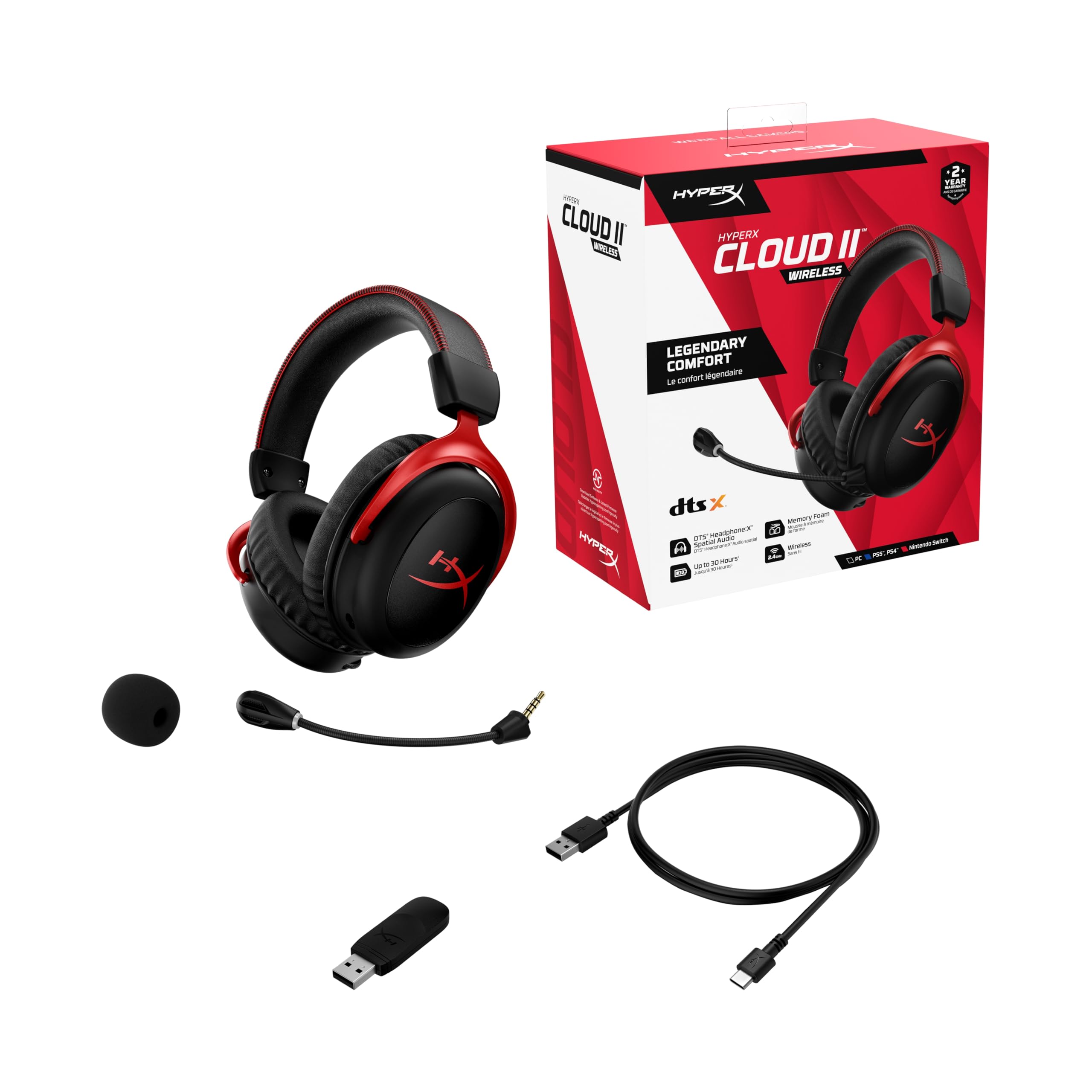 Kingston Technology HHSC2X-BA-RD/G Casque et Micro