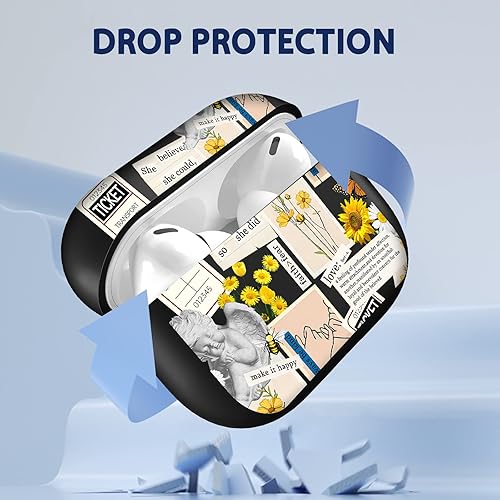 Miniatura 3 de Funda para Airpod Pro 2, bonita funda protectora de silicona para Air Pod Pro de 2 generación Kawaii llavero estético para niñas y niños