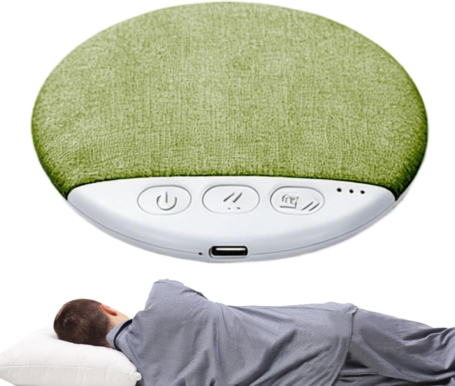 – Bluetooths Pillow Speaker For Sleeping | Wireless Portable Under Pillow Speaker With White Noise | For Side Sleepers Adult Birthday Stereo Bass Private Sleep Headphones (Green)