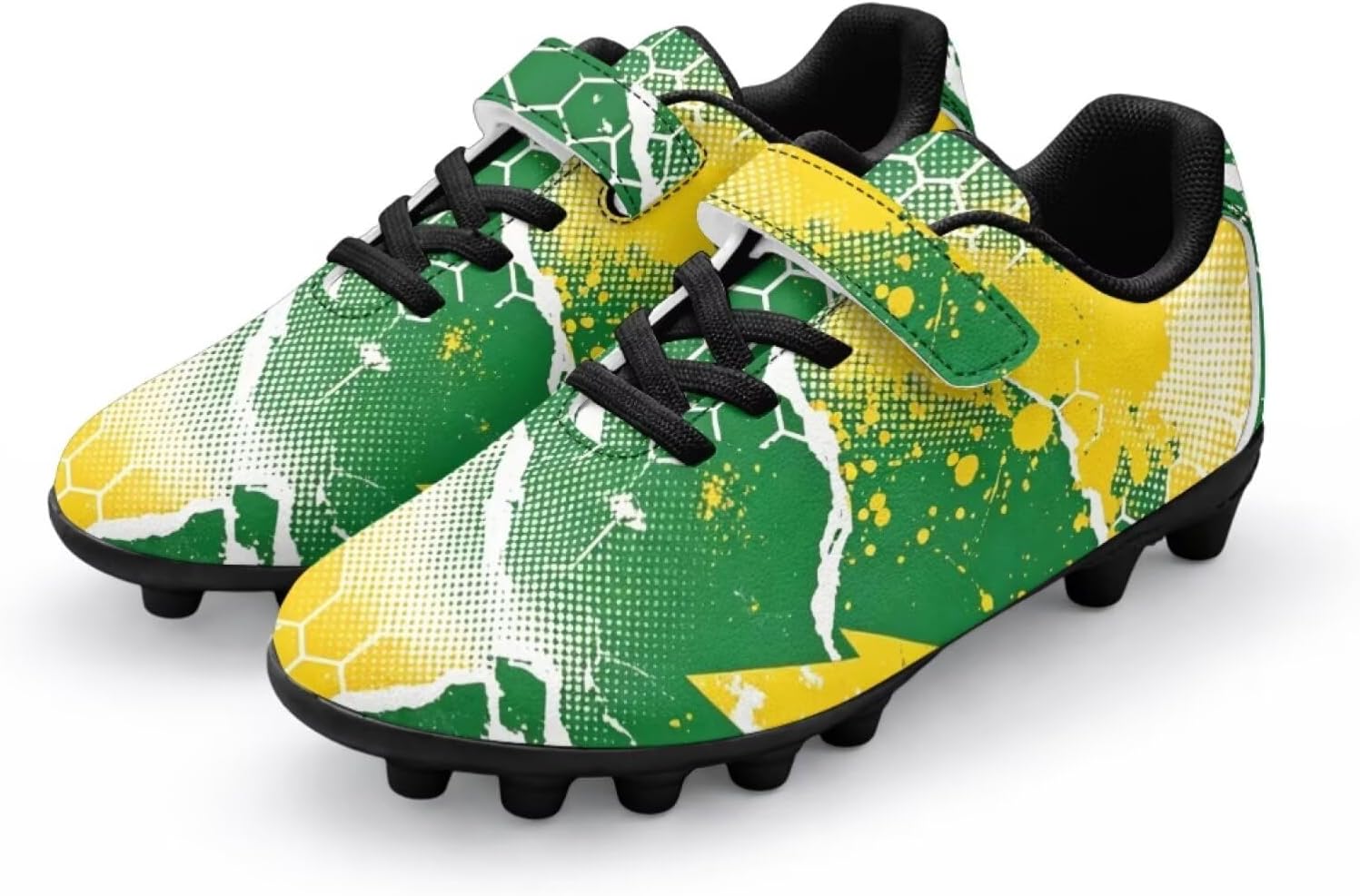 Kids Soccer Cleats Firm Ground Boys Soccer Shoes Turf Football Shoes Youth Training Football Cleats