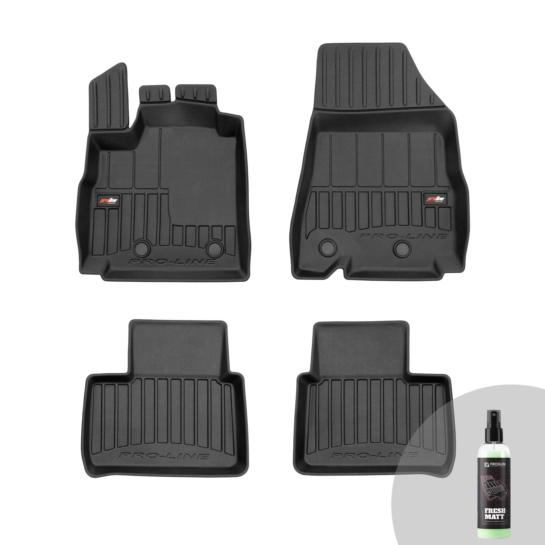Protezione Pavimento Auto 4 Cm Bordo Tappetini Auto TPE Frogum Pro-Line Per BMW X5 G05 Dal 2018 TPE Set Materiale TPE Durevole E Flessibile
