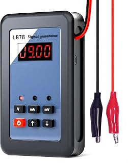 LB78 Current Signal Generator, 4-20mA /0-10V/mV Signal Source Calibrator Tester, Multifunctional Current Voltage Analog Simulator with LCD Display & Built-in Self-Protection Fuse
