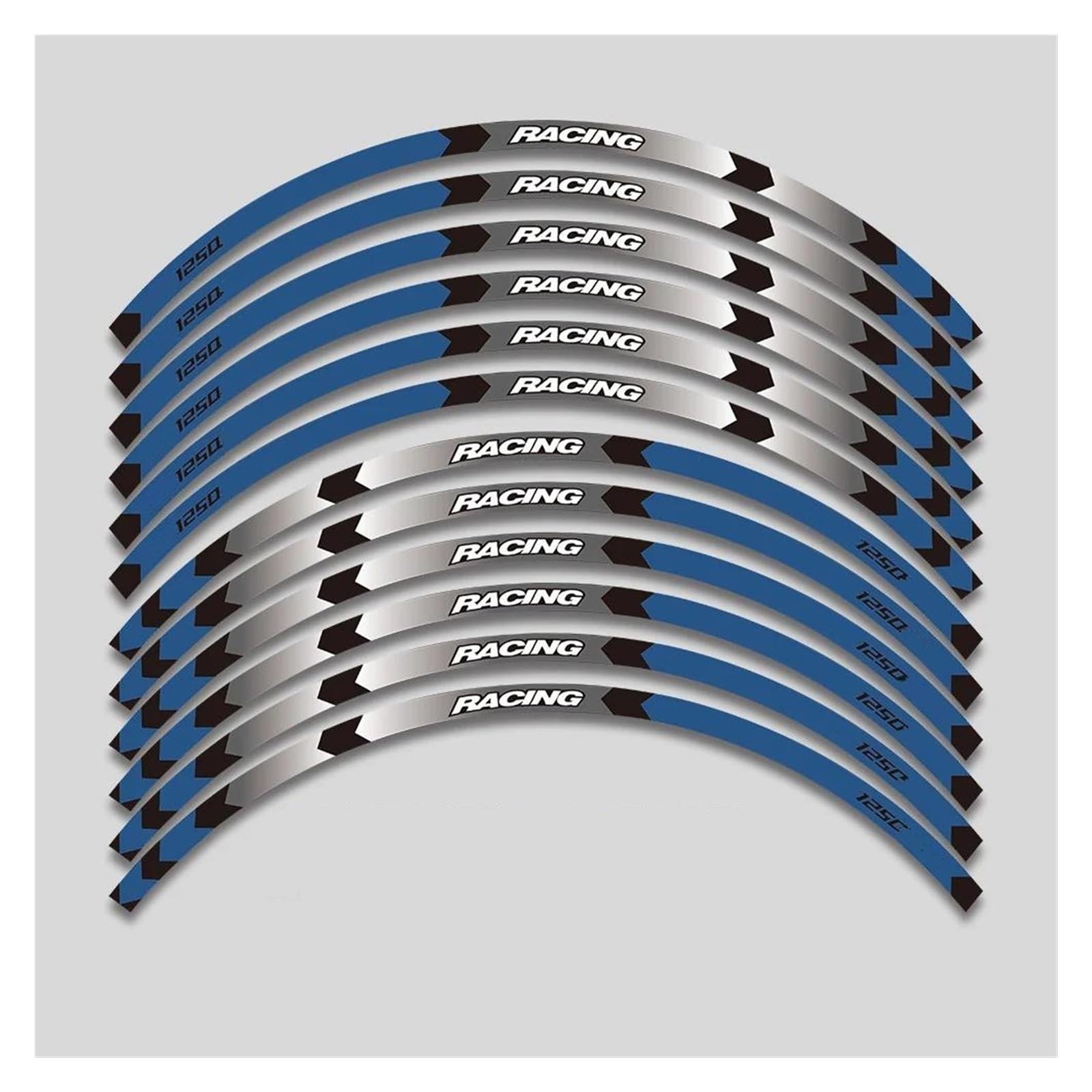 Motorcycle Rim Wheel Hub Decal Waterproof Reflective Sticker for BMW R1250RS R1250rs 1250 RS