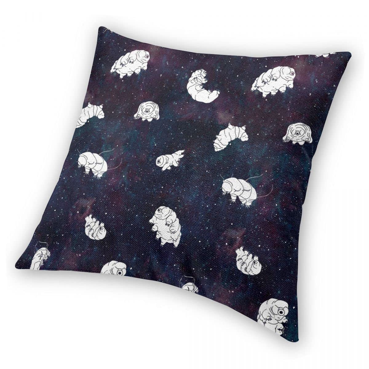 Funda de Almohada Poliéster Lino Terciopelo Patrón Cremallera Decoración Funda de Almohada Funda de cojín para el hogar-como se Muestra,66x66cm Terciopelo