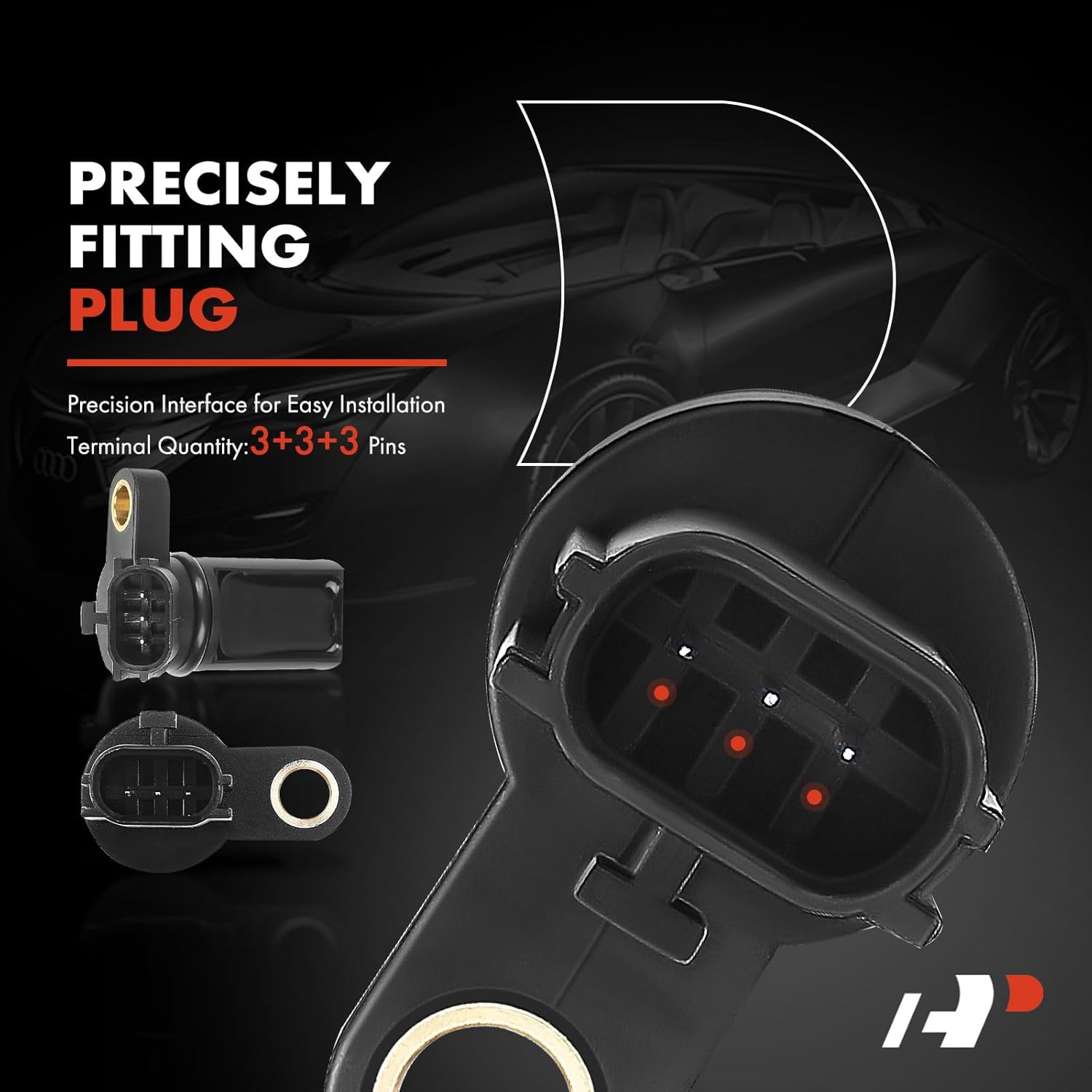 A-Premium Left and Right 3-PC Engine Camshaft Crankshaft Position Sensors Compatible with Nissan Altima 2002-2006, Murano 2003-2007, Maxima 2002-2008, Quest, 350Z & Infiniti M35, I35, G35, FX35