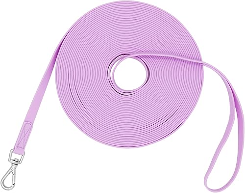 Miniatura 10 de Correa de Entrenamiento para Perros Impermeable 50 Pies 30 Pies 15 Pies 10 Pies 5 Pies Resistente de Llamada Larga para Perros Grandes Medianos