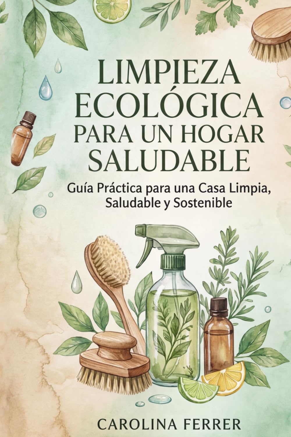 Limpieza ecológica para un hogar saludable: "Guía práctica para crear tus propios productos naturales, ahorrar dinero y eliminar tóxicos de tu vida"