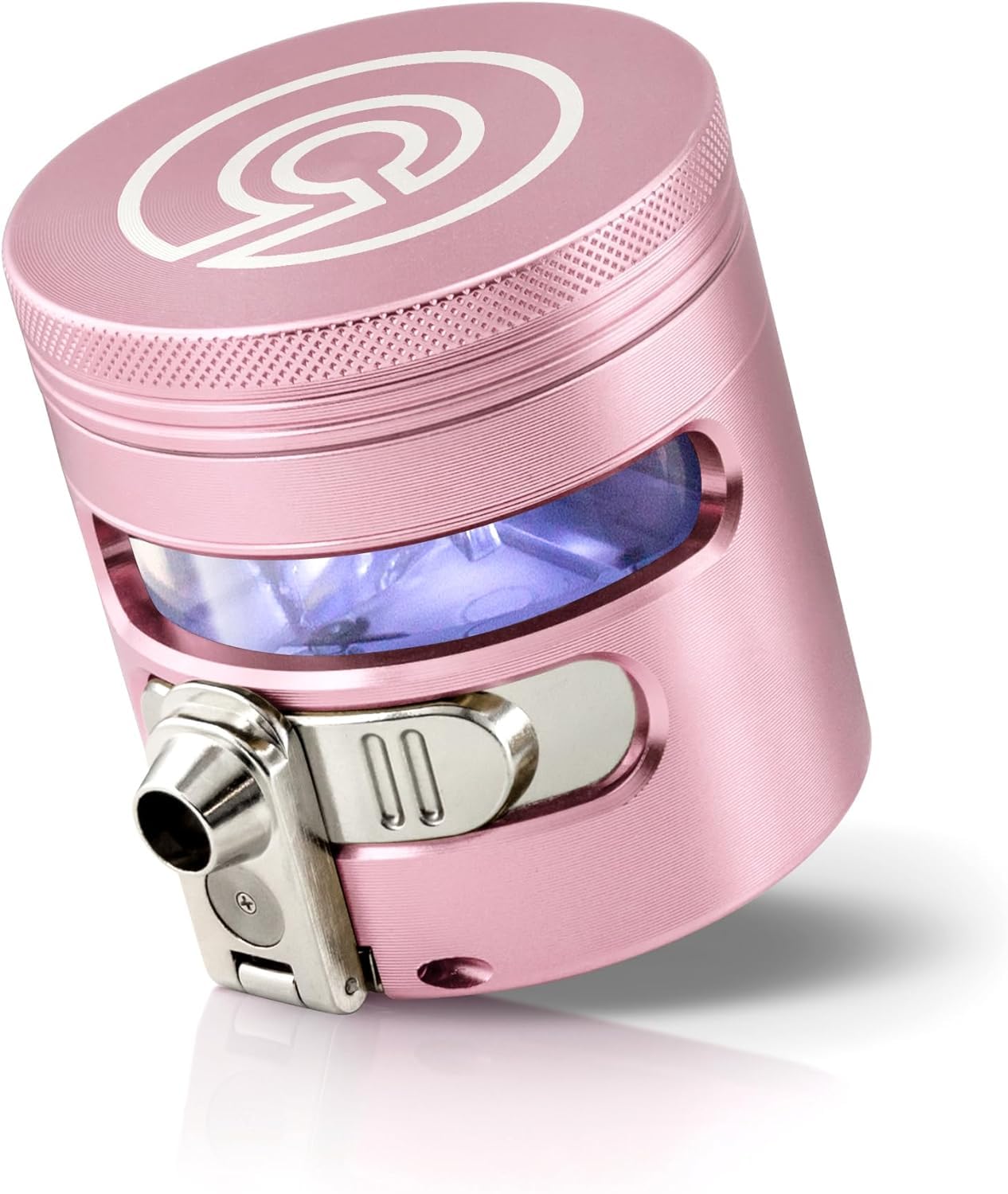 MANUAL Grinder AUTOMATIC Dispenser Large 2.5" Aluminum Alloy, for HOME & KITCHEN ONLY (Rose)…