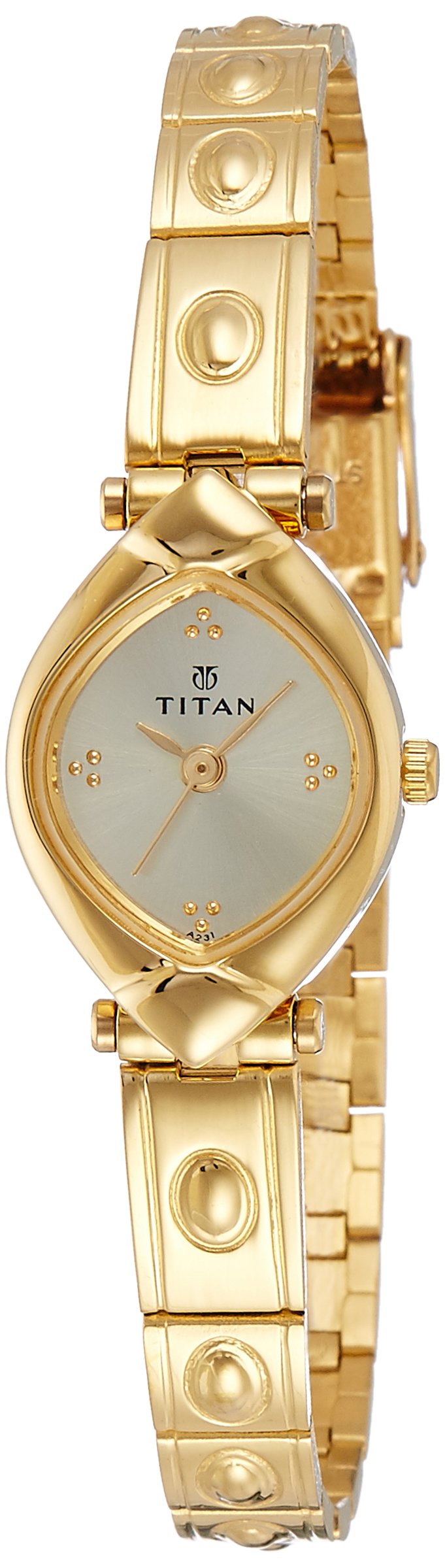 Titan Women Stainless Steel Analog Champagne Dial Watch-Nl2417Ym02/Nr2417Ym02, Band Color-Gold (B071L3SWYL) Amazon Price History, Amazon Price Tracker