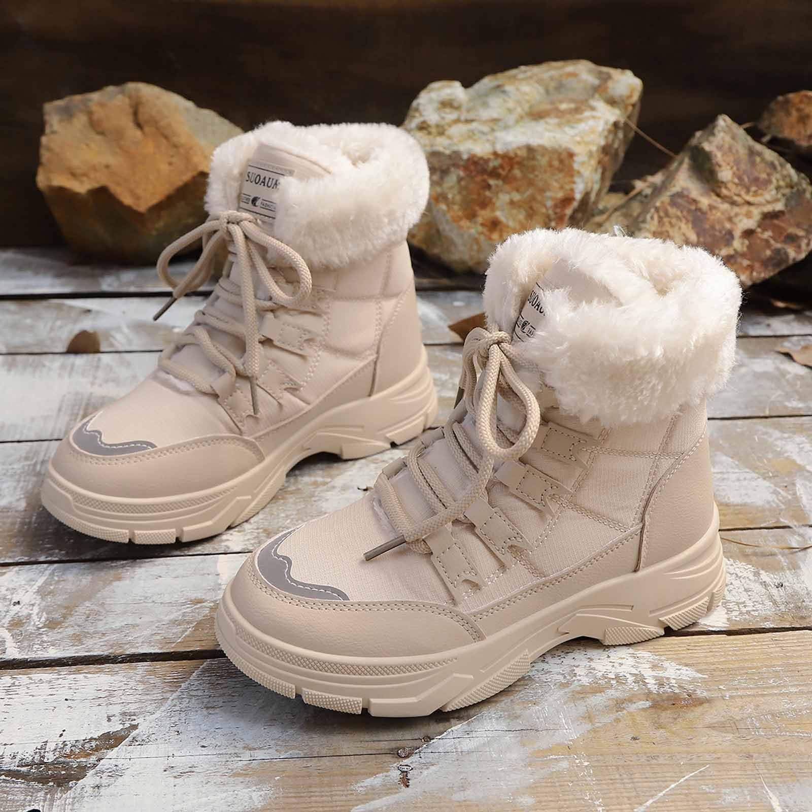 Stivaletti da Neve Donna Invernali con Design Moderno