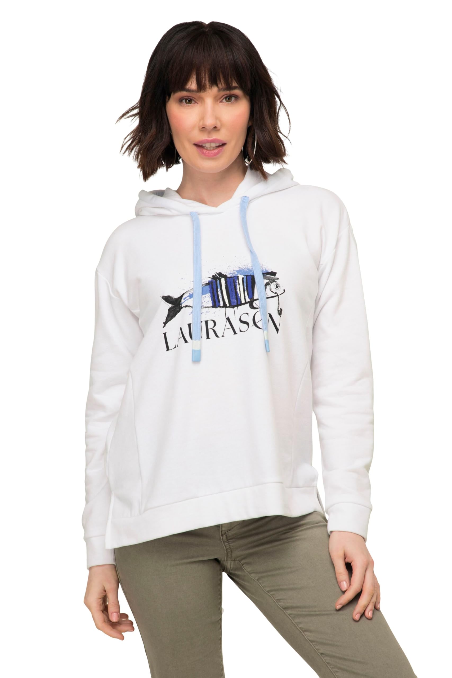 Laurasøn Hoodie, Fisch Motiv, Kapuze, Langarm 819473