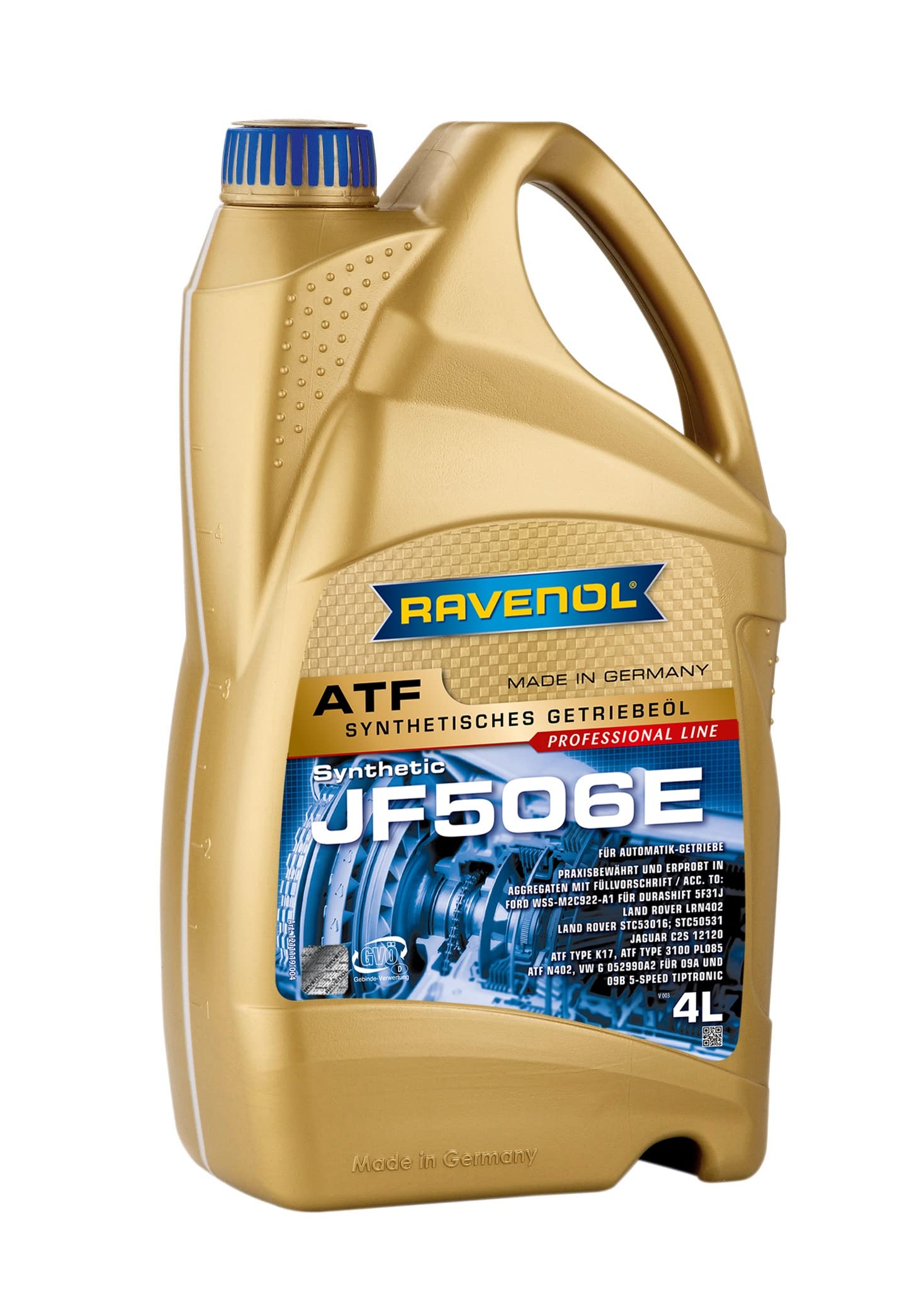 RAVENOL J1D2109-004 ATF (Automatic Transmission Fluid) - JF506E Full Synthetic for 5-Speed Compatibl
