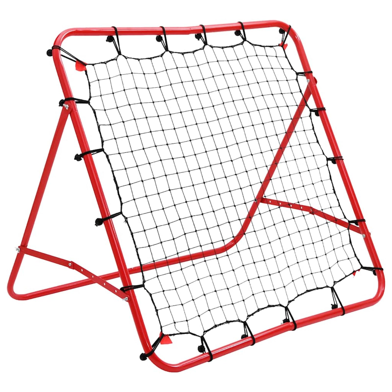 Homgoday Red de Rebote Ajustable para fútbol 100 x 100 cm Montaje Sencillo