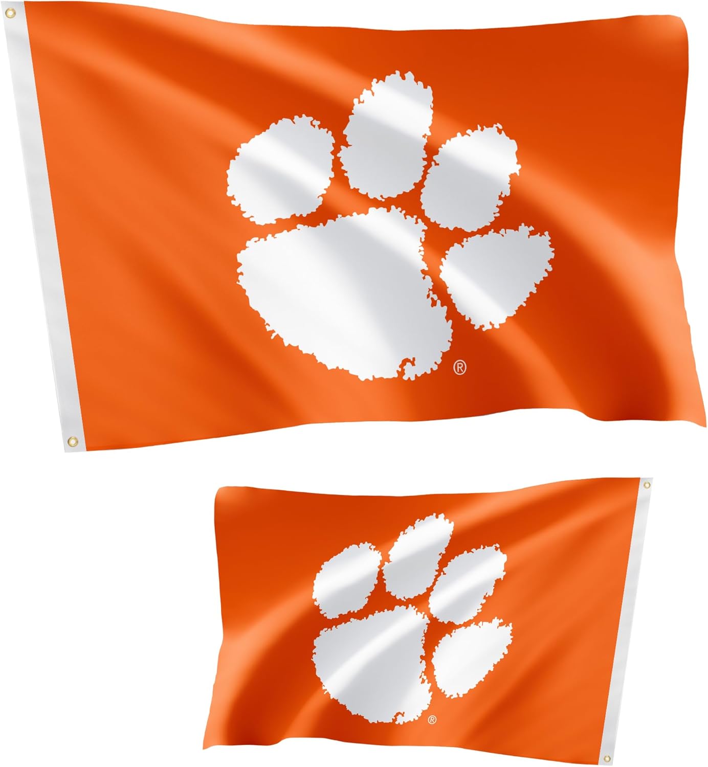 Desert Cactus Clemson University Flag Double Sided Tigers Banners 100% Polyester Indoor Outdoor 3x5 feet Flags (Double Sided - Flag A)
